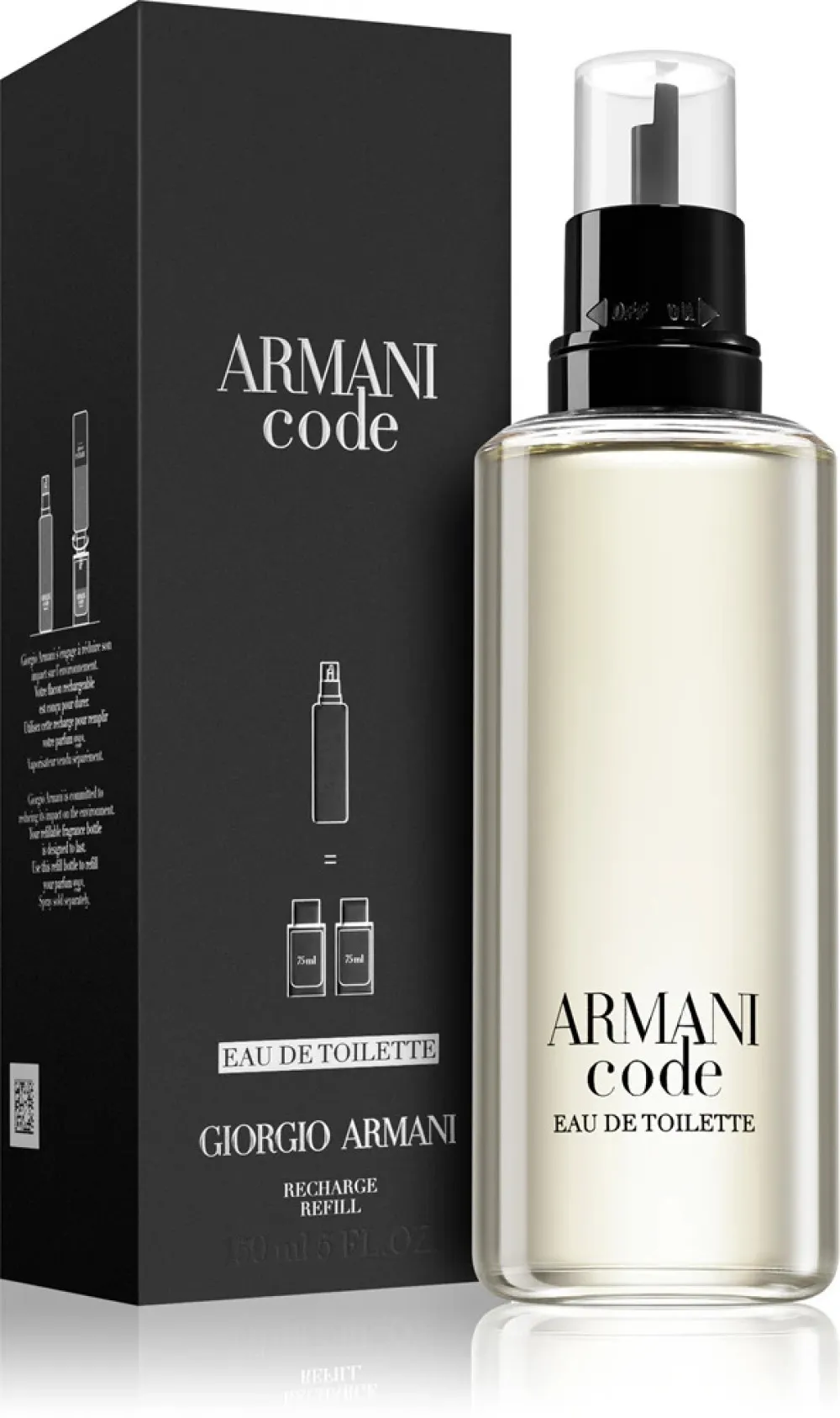 Code Homme napełnialna woda toaletowa dla mężczyzn 50 ml