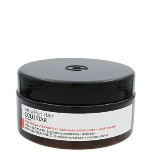 Collistar Attivi Puri Hair Vitamin C rozświetlająca maska do włosów farbowanych z witaminą C