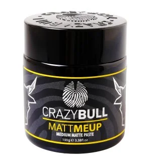 CrazyBull MattMeUp Matte Paste matowa pasta do stylizacji o średnim utrwaleniu 100 g