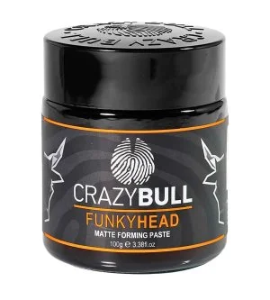 CrazyBull Funky Head Matte Paste matowa pasta stylizująca z lekkim utrwaleniem 100 g