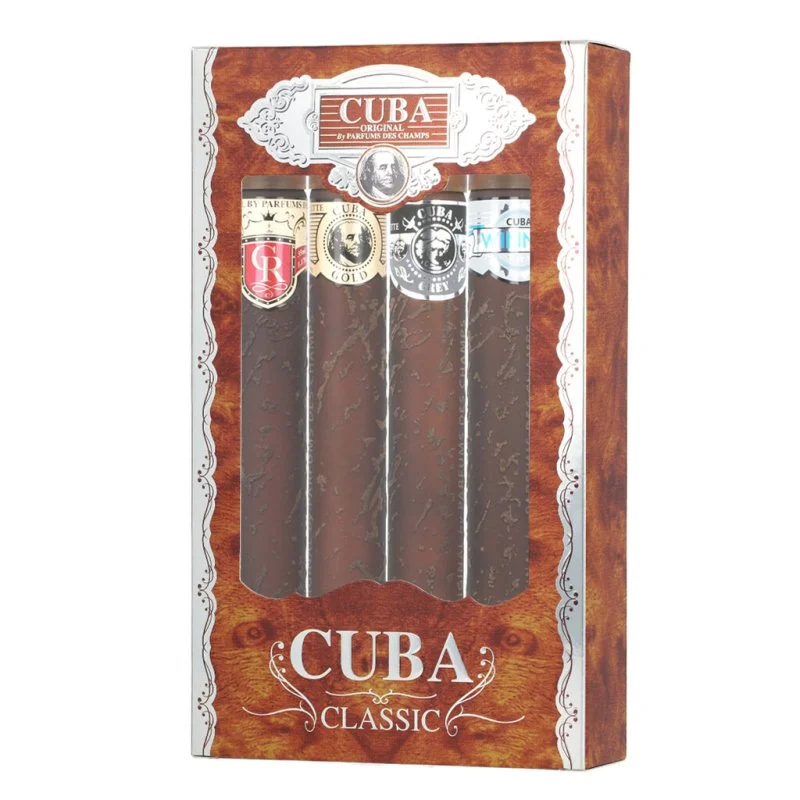 Cuba Cuba Zestaw Yellow 35 ml + EDT Blue 35 ml + EDT Red 35 ml + EDT Orange woda toaletowa dla mężczyzn