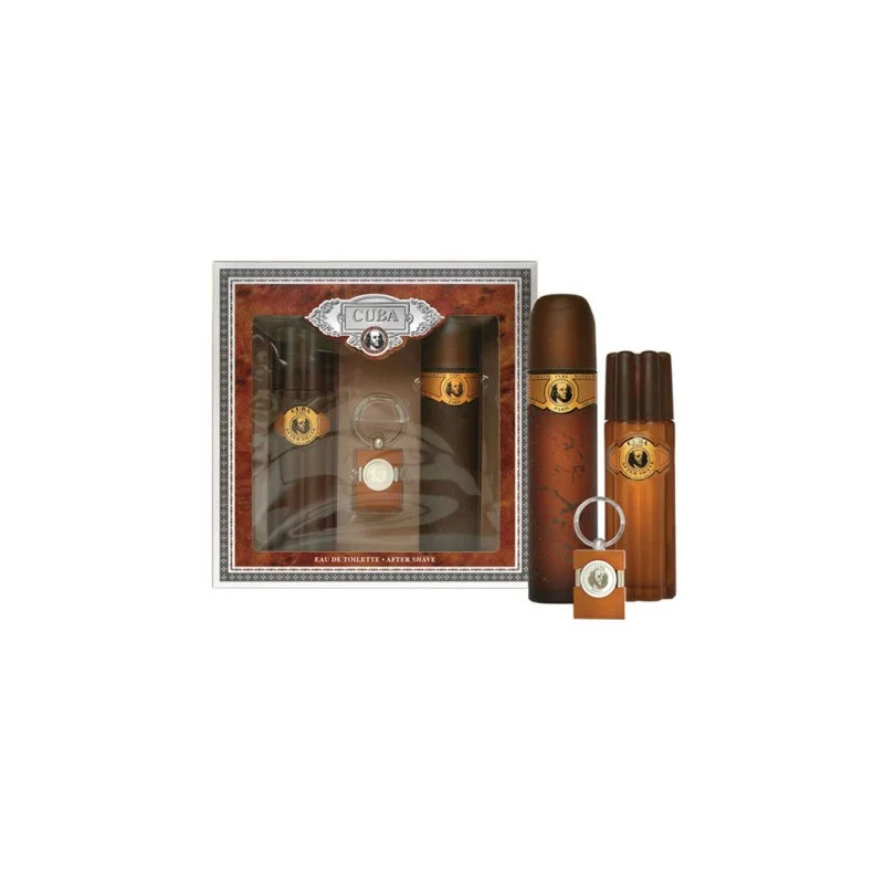 Cuba Gold woda toaletowa dla mężczyzn 100 ml + AS 100 ml + brelok do kluczy
