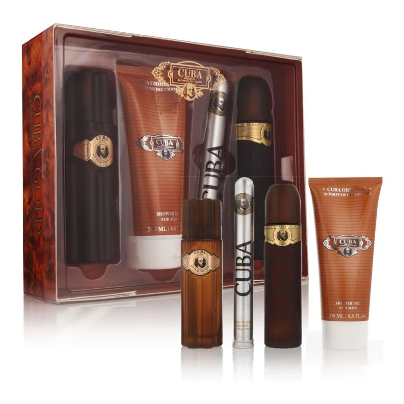 Cuba Gold 100 ml + EDT 35 ml + AS 100 ml + SG woda toaletowa dla mężczyzn