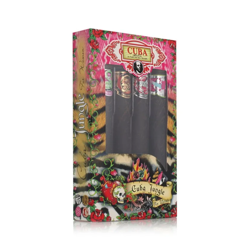 Cuba Jungle 35 ml Cuba Snake + Cuba Tiger 35 ml + Cuba Zebra 35 ml + Heartbreaker woda perfumowana dla kobiet