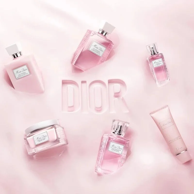 Miss Dior oczyszczający żel do rąk o zapachu róży 100 ml