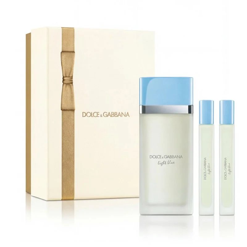 Dolce & Gabbana Light Blue woda toaletowa dla kobiet 100 ml + 2 x EDT MINI 10 ml