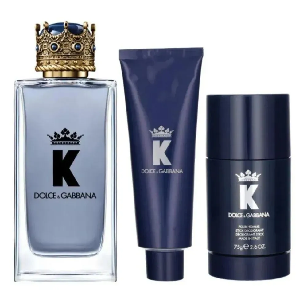 K pour Homme EDT 100 ml + DST 75 g + SG 50 ml M 1 ks