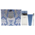 Light Blue zestaw upominkowy dla kobiet woda toaletowa 100 ml + krem do ciała 50 ml + woda toaletowa 10 ml 100 ml + tělový krém 50 ml + toaletní voda 10 ml