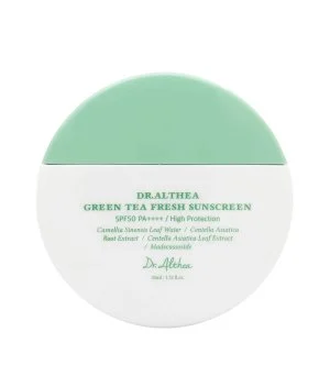 Dr.Althea Green Tea Fresh Sunscreen SPF50+ PA++++ łagodzący krem przeciwsłoneczny z zieloną herbatą