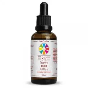 SinoPlaSan Krople DUO - witamina B12 1000 µg (metylokobalamina adenozylokobalamina), 50 ml