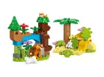 DUPLO® 10446 Rodzinki dzikich zwierząt 3 w 1