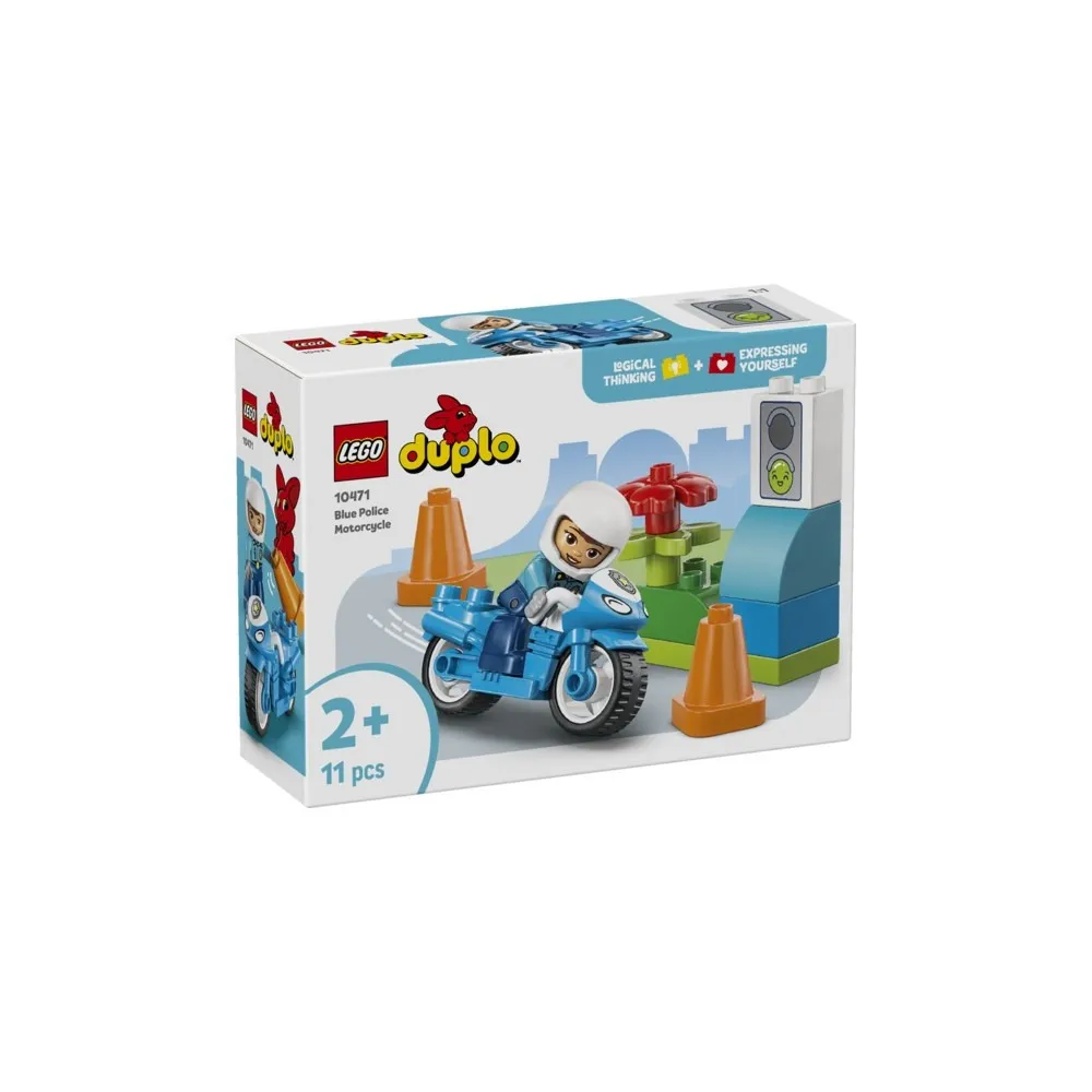 DUPLO® 10471 Niebieski policyjny motocykl