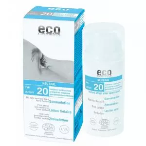 Eco Cosmetics Neutralny filtr przeciwsłoneczny bez zapachu SPF 20 BIO (100ml)