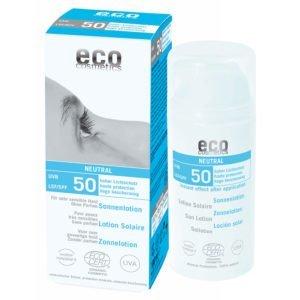 Neutralny filtr przeciwsłoneczny bez zapachu SPF 50 BIO (100ml)
