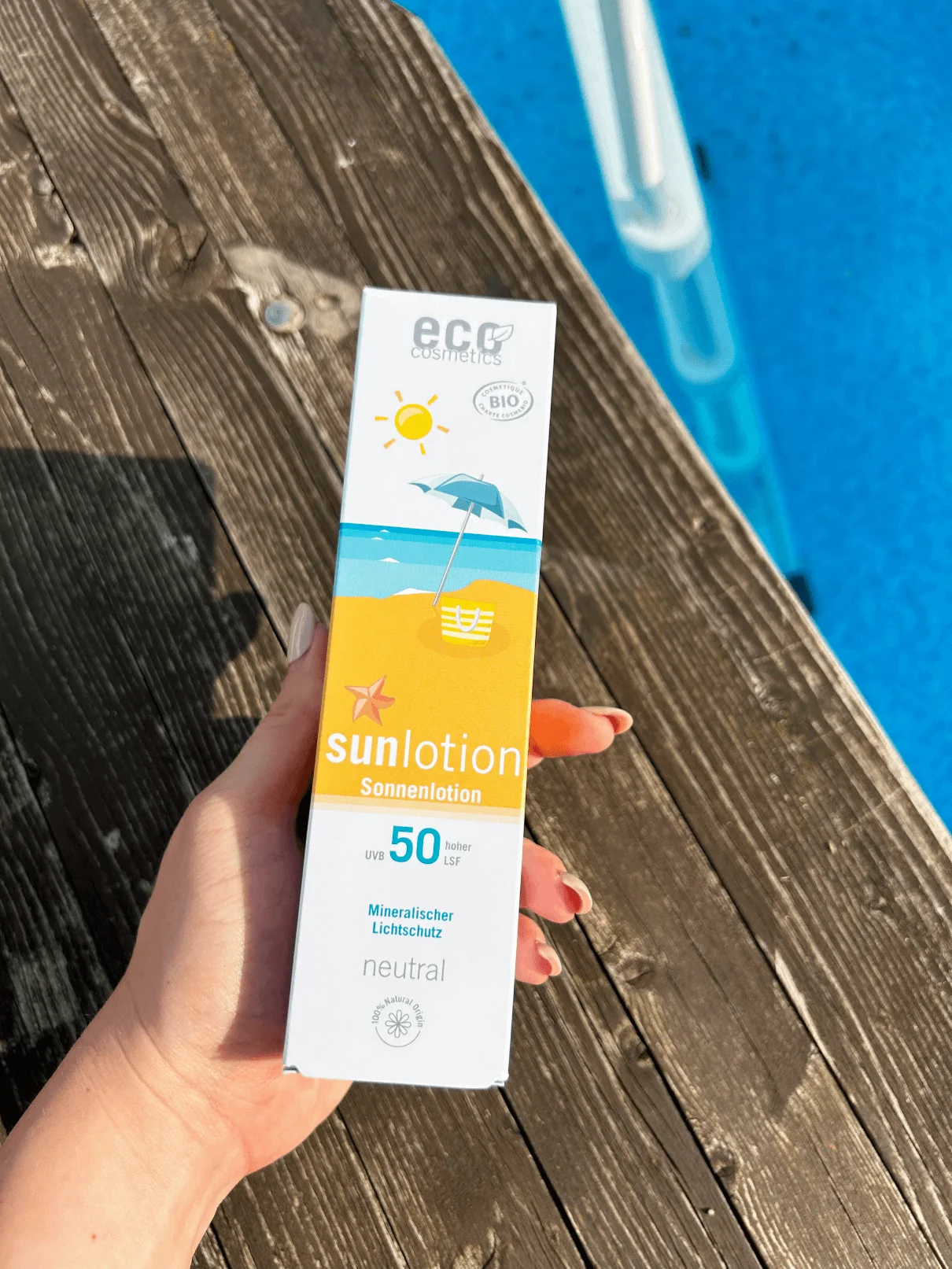 Eco Cosmetics Mleczko do opalania Neutral bez perfum SPF 50 BIO (125 ml) - z naturalnymi filtrami mineralnymi