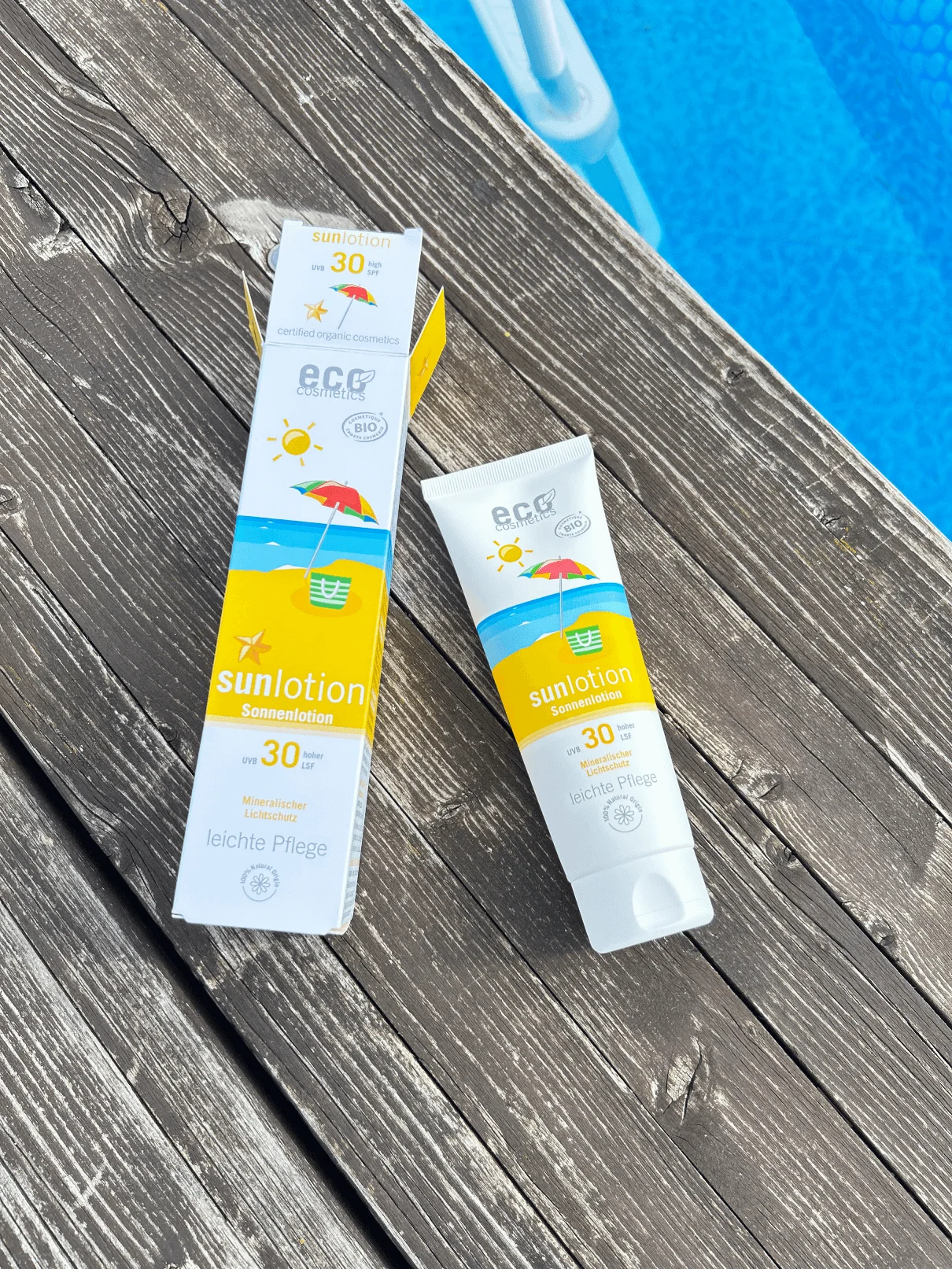 Eco Cosmetics Mleczko do opalania SPF 30 BIO (125 ml) - z tlenkiem cynku