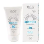 Eco Cosmetics Mleczko do opalania SPF 30 Sensitive BIO (75 ml) - z naturalnymi filtrami mineralnymi