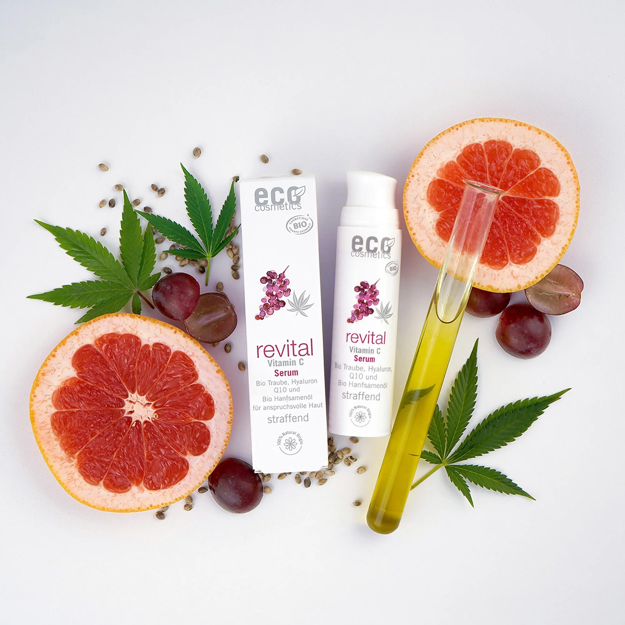 Eco Cosmetics Revital Serum do twarzy z witaminą C BIO (30 ml) - do wymagającej skóry