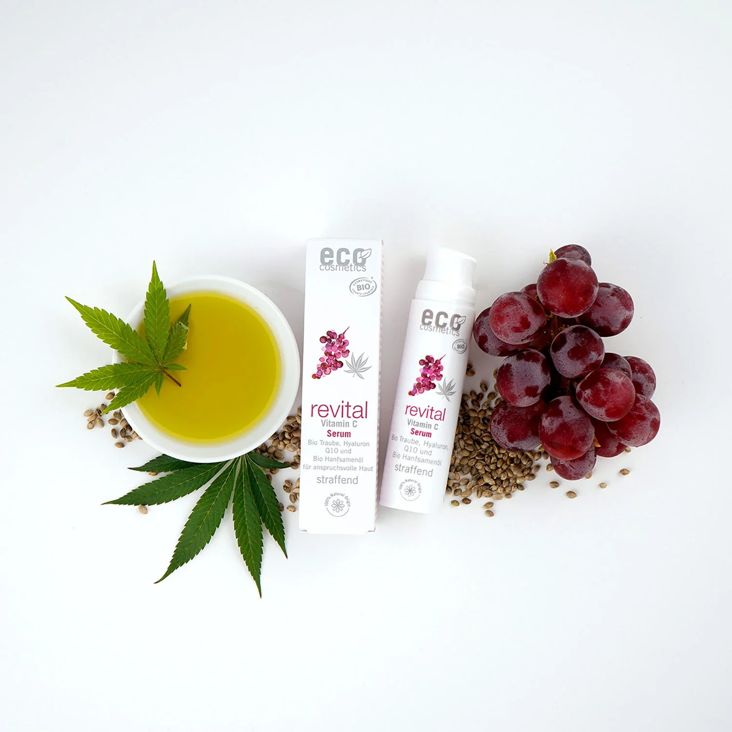 Eco Cosmetics Revital Serum do twarzy z witaminą C BIO (30 ml) - do wymagającej skóry