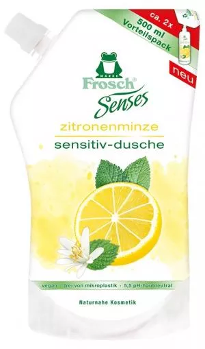 Frosch EKO Senses Żel pod prysznic Citron mint - wymienny wkład 500ml