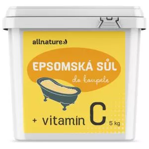 Allnature Sól Epsom Witamina C 5 kg