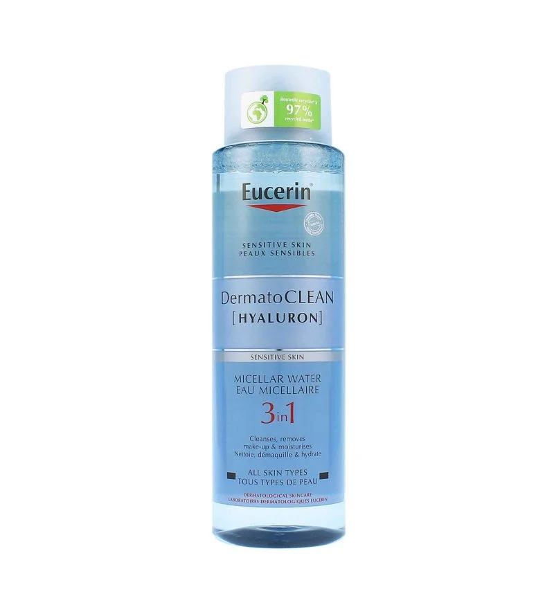 DermatoClean Hyaluron oczyszczająca woda micelarna 3 w 1 400 ml