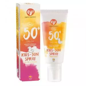 Ey! Spray przeciwsłoneczny dla dzieci SPF 50 BIO (100 ml) - 100% naturalny, z pigmentami mineralnymi