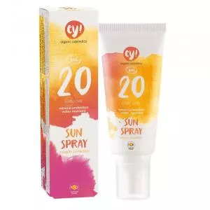 Ey! Krem przeciwsłoneczny w sprayu SPF 20 BIO (100 ml) - 100% naturalny, z pigmentami mineralnymi