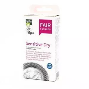 Fair Squared Prezerwatywa Sensitive Dry (10 szt.) - wegańska i fair trade