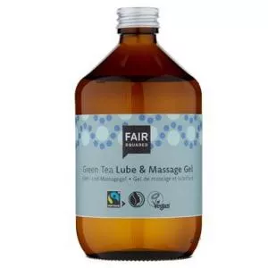 Fair Squared Żel do smarowania i masażu z zieloną herbatą (500 ml) - wegański i fair trade