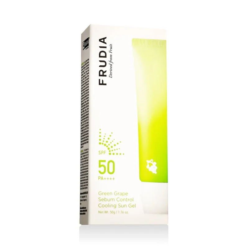Zielone Winogrono chłodzący żel przeciwsłoneczny kontrolujący sebum SPF 50 PA++++ 50 g