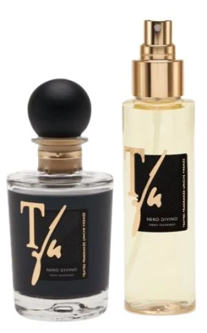 Gift Box Nero Divino Dyfuzor patyczkowy 100 ml zapach do wnętrz + spray 100 ml zapach do tkanin