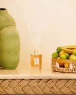 Zestaw Papaja Hibiskus z patyczkami 1500 ml, przezroczysty flakon - Tfu
