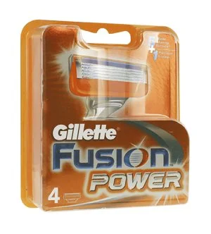 Gillette Fusion Power zapasowe ostrza 4 szt. dla mężczyzn