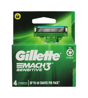 Mach3 Sensitive wkłady do maszynki 4 szt. dla mężczyzn