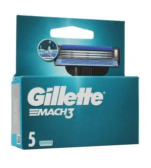 Gillette Mach3 Wymienne ostrza 5 szt.