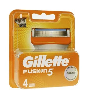 Gillette Fusion ostrza wymienne 4 szt. dla mężczyzn