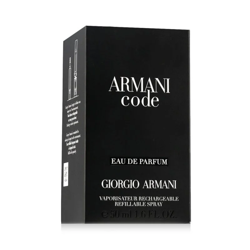 Armani Code woda perfumowana uzupełnialna dla mężczyzn 50 ml