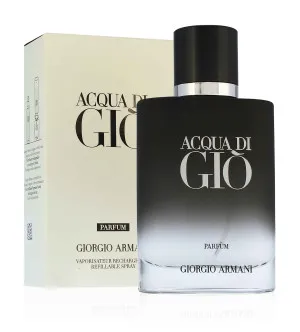 Giorgio Armani Acqua di Gio Parfum perfum dla mężczyzn 30 ml uzupełnialny flakon