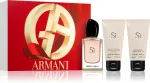 Zestaw upominkowy Giorgio Armani Sì dla kobiet woda perfumowana 50 ml + żel pod prysznic 50 ml + mleczko do ciała 50 ml 50 ml + sprchový gel 50 ml + tělové mléko 50 ml