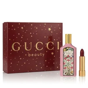 Gucci Flora Gorgeous Gardenia 50 ml + pomadka 509 Rouge De Beauté Brillant 1,8 g woda perfumowana dla kobiet