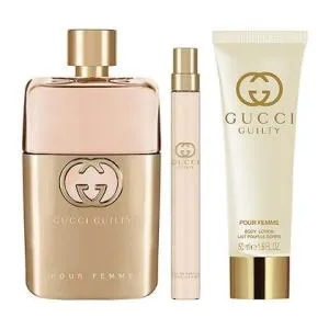 Gucci Guilty Pour Femme 90 ml + EDT MINI 10 ml + 50 ml mleczko do ciała