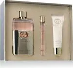 Guilty Pour Femme 90 ml + EDT MINI 10 ml + 50 ml mleczko do ciała