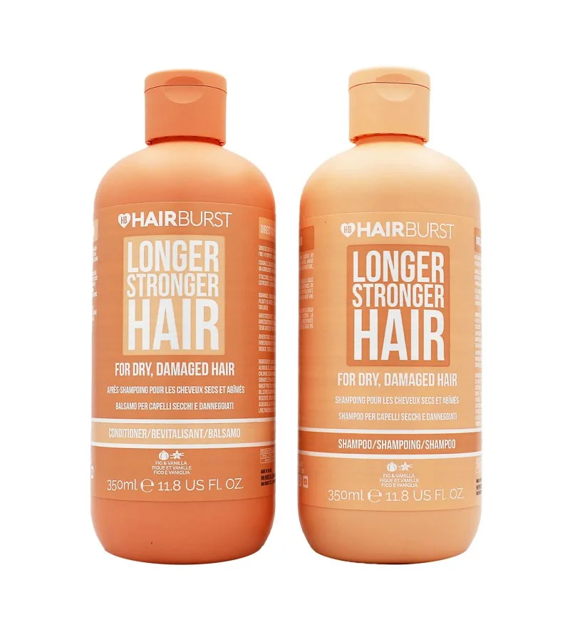 Longer Stronger Hair Dry & Damaged zestaw do suchych i zniszczonych włosów szampon 350 ml + odżywka