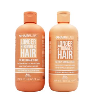 Longer Stronger Hair Dry & Damaged zestaw do suchych i zniszczonych włosów szampon 350 ml + odżywka