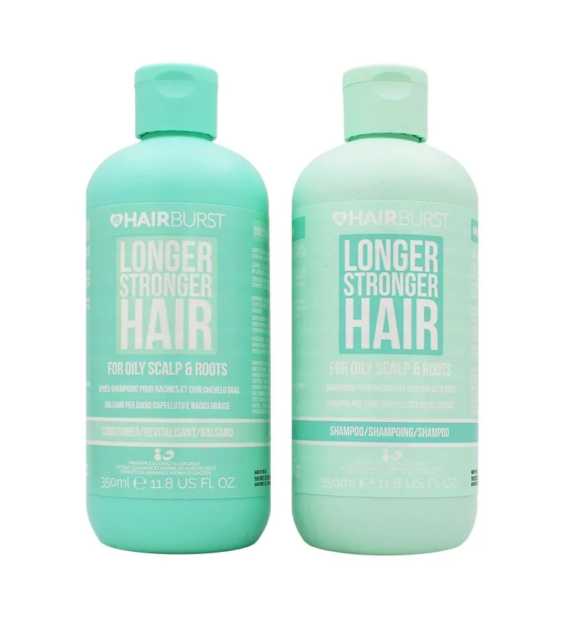 Longer Stronger Hair Oily Scalp & Roots zestaw do włosów przetłuszczających się szampon 350 ml + odżywka