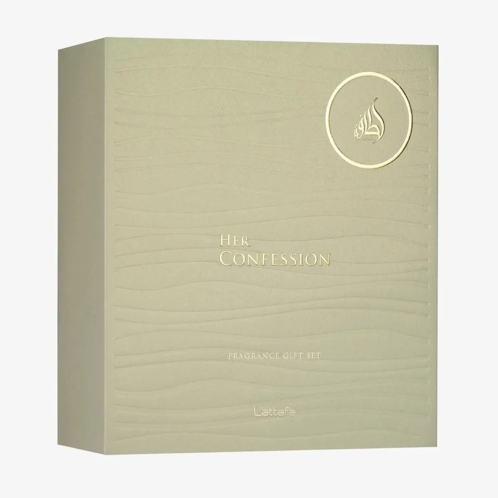 Her Confession 100 ml + EDP MINI 12 ml + mgiełka do włosów woda perfumowana dla kobiet 50 ml