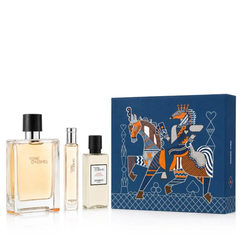 Terre D'Hermès 100 ml + EDT 15 ml + AS woda toaletowa dla mężczyzn 40 ml