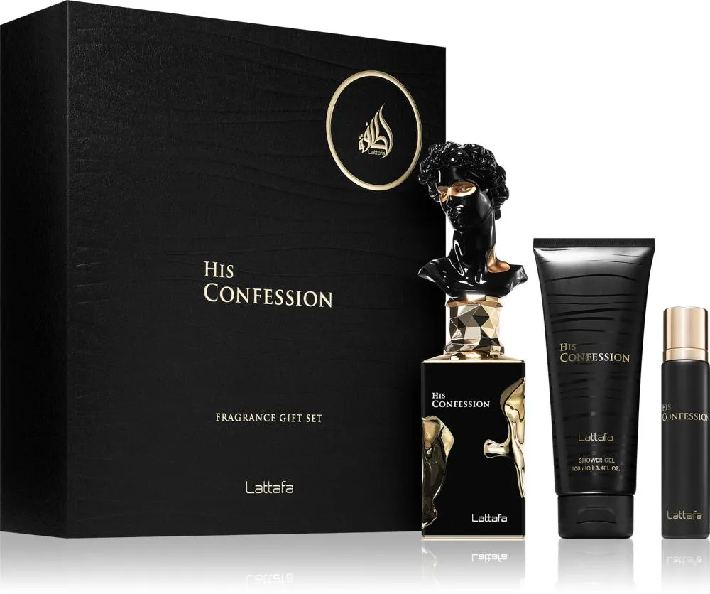 His Confession woda perfumowana dla mężczyzn 100 ml + EDP MINI 12 ml + SG