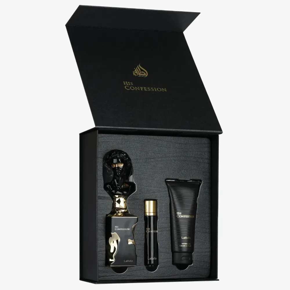 His Confession woda perfumowana dla mężczyzn 100 ml + EDP MINI 12 ml + SG